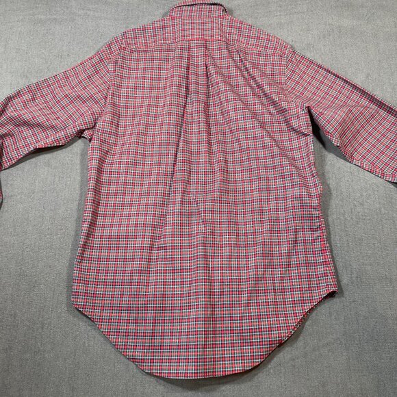 Lauren Ralph Lauren Classic Fit Non-Iron Plaid Button-Down Shirt Mens size 15 - Picture 6 of 8